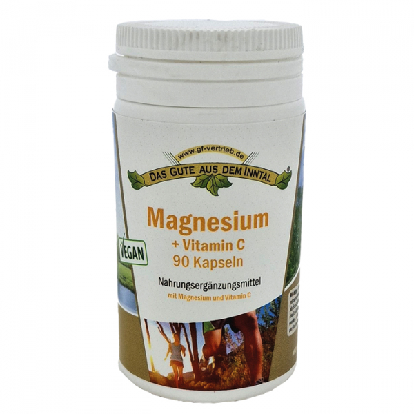 Magnesium + Vitamin C Kapseln 90 Stück